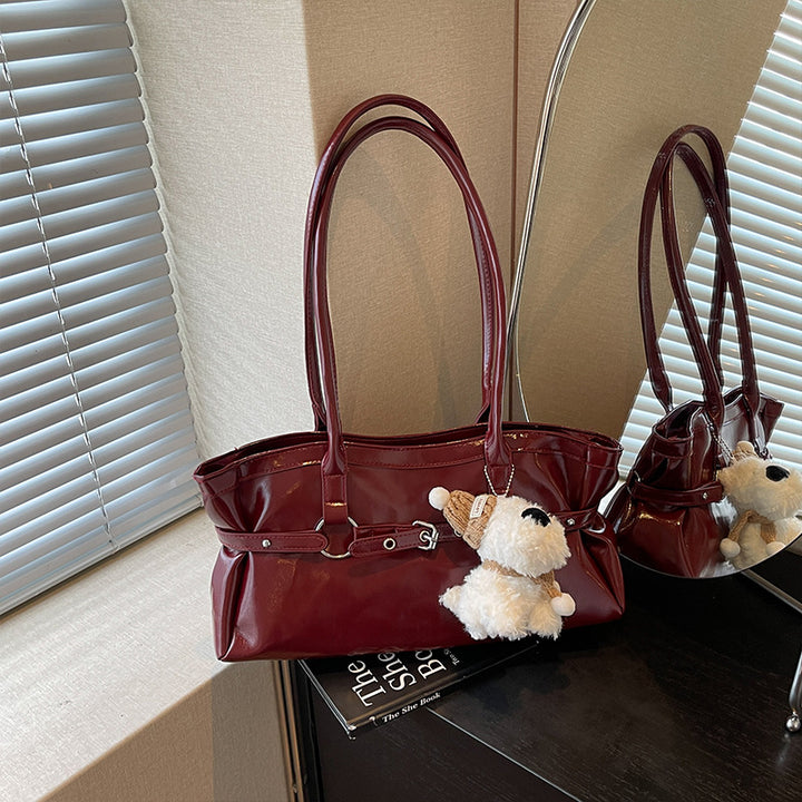 Elegant Patent Leather Handbag