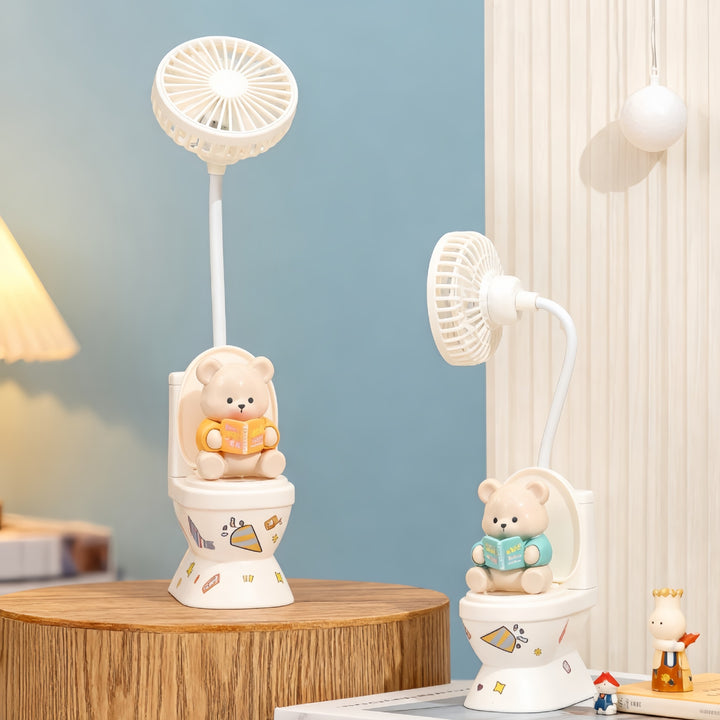 Unisex Creative Table Fan with Processed Design Stornfield