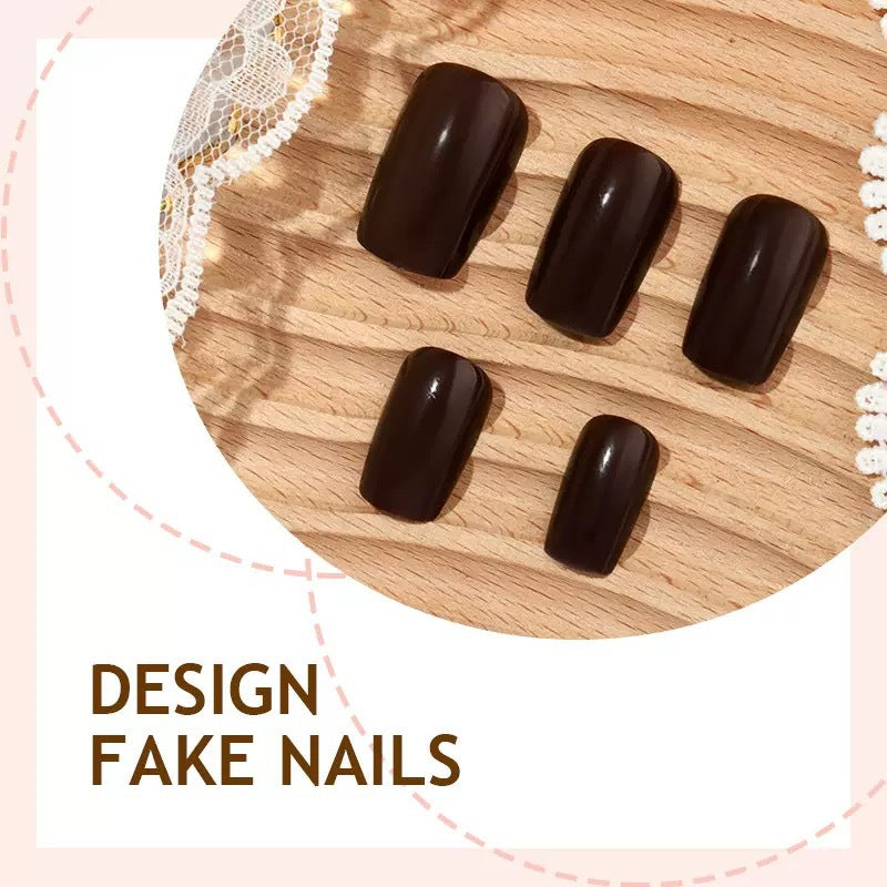 Artificial nail set with elegant high gloss and luxurious finish Stornfield