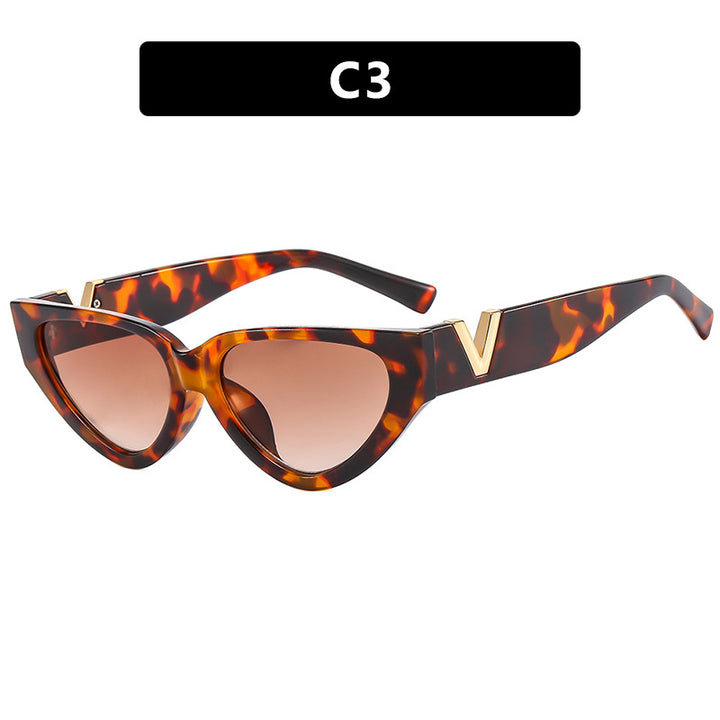 Women's Cat-Eye Sunglasses with Stylish Zebra Design and Luxurious Accents Stornfield