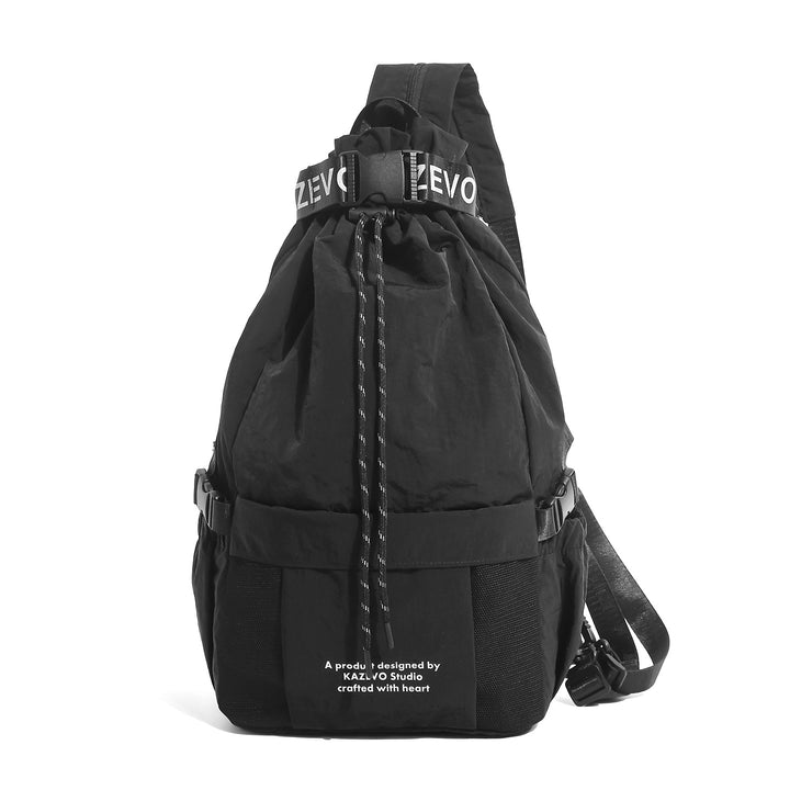 Casual Drawstring Backpack with Mesh Pockets Stornfield