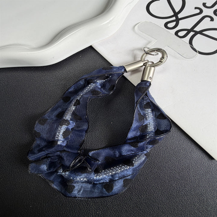 Heart-Patterned Hair Scrunchie Stornfield