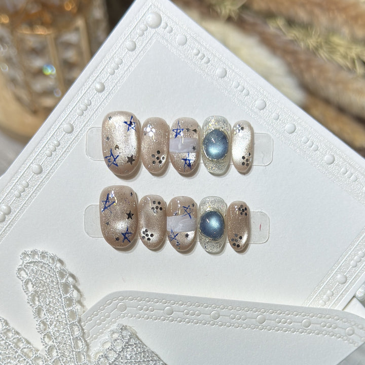 Celestial-Inspired Press-On Nail Set Stornfield