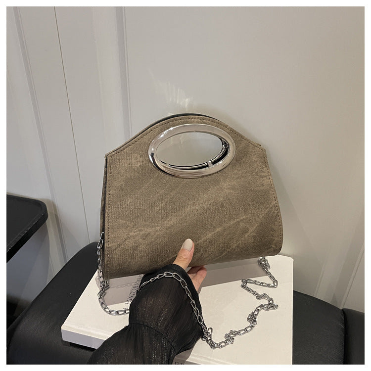 Fashionable Denim Clutch