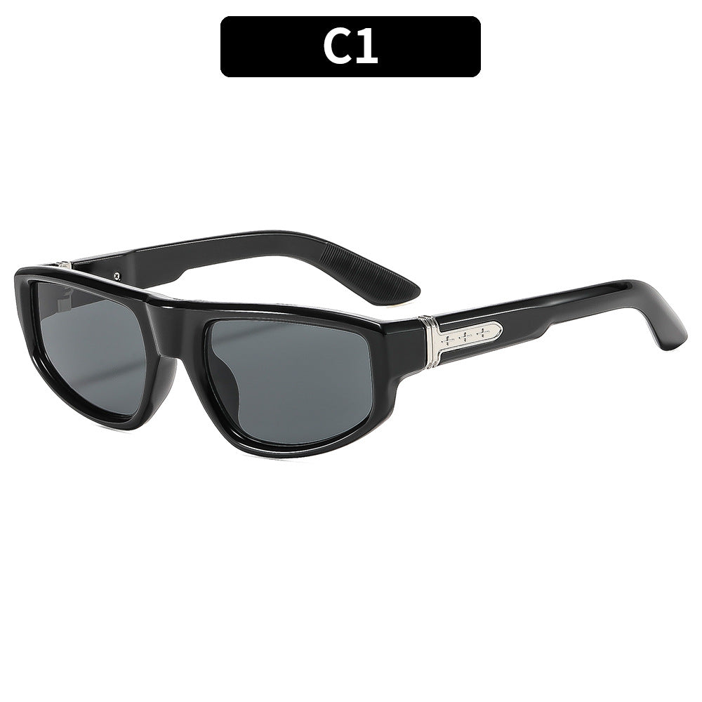 Vintage-Inspired Chunky Frame Sunglasses