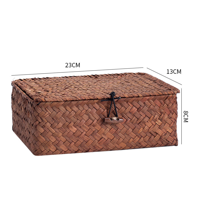 Handwoven Storage Box with Lid Stornfield
