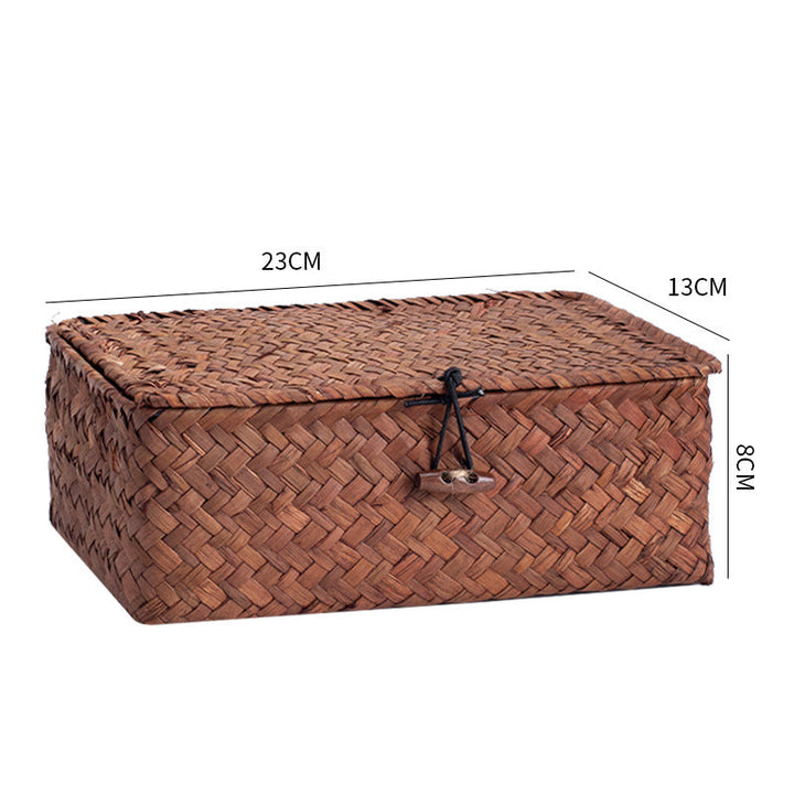 Handwoven Storage Box with Lid Stornfield