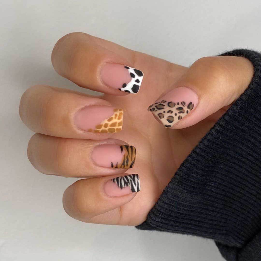 Artistic Animal Print Nail Art Set