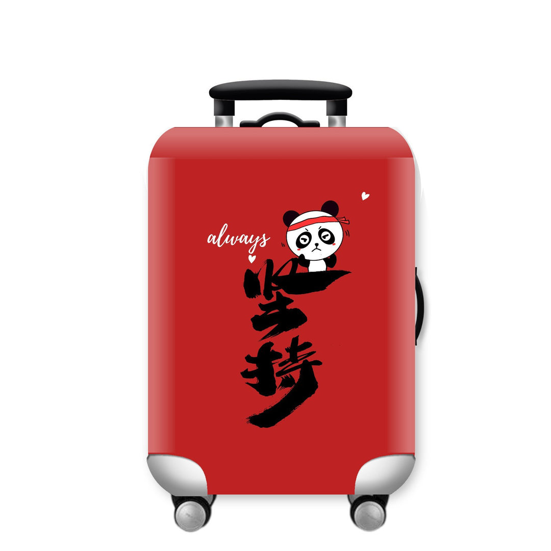 Unisex hard-shell suitcase with funny giraffe design Stornfield