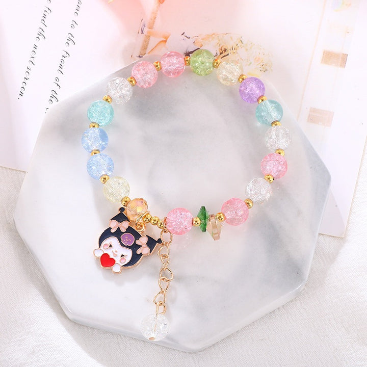 Playful bracelet with colorful glass beads Stornfield