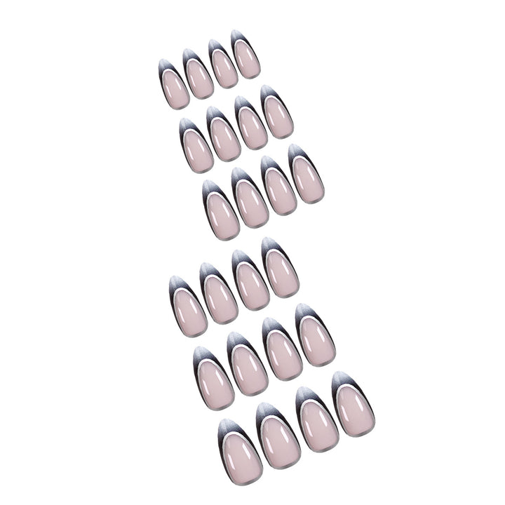 Stiletto artificial nails with elegant ombre design Stornfield