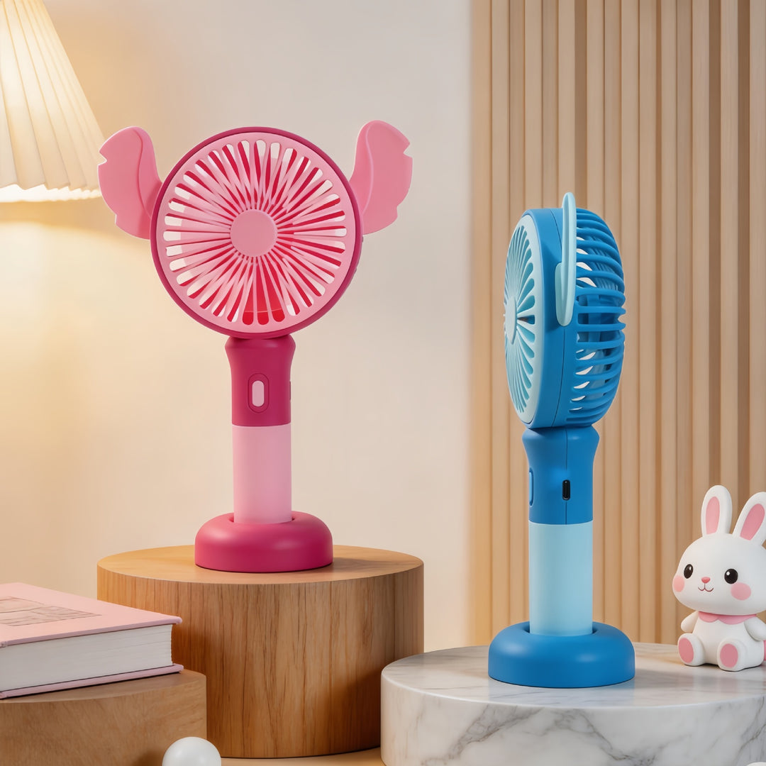 Ladies Hand Fan with Playful Design Stornfield