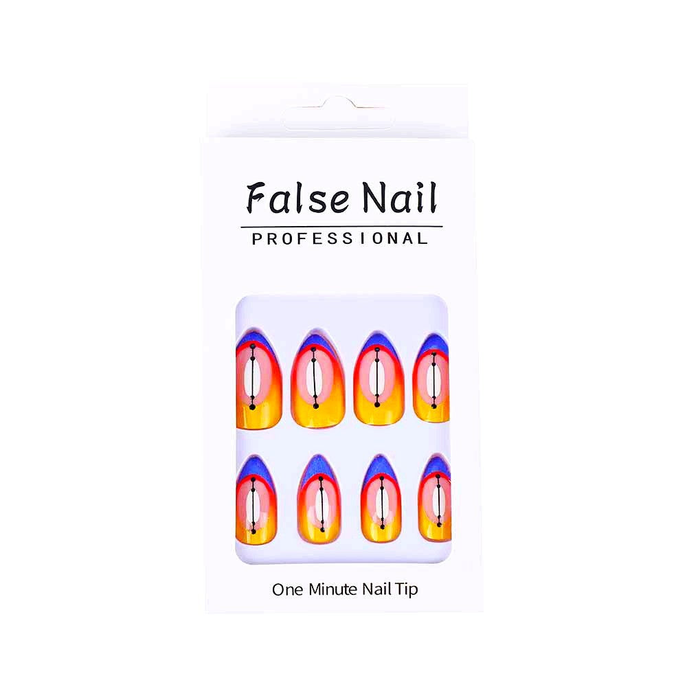 Creative artificial nails in modern geometric style Stornfield
