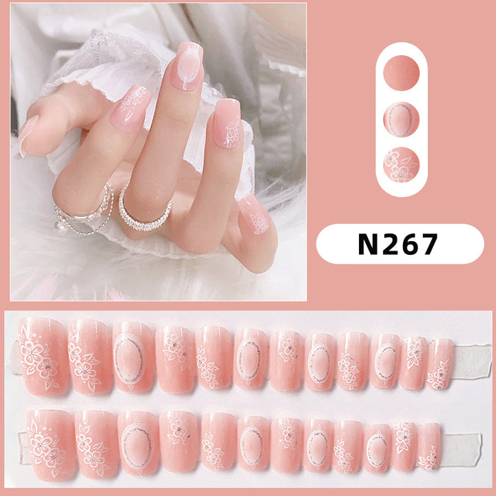 Floral Art Press-On Nail Set