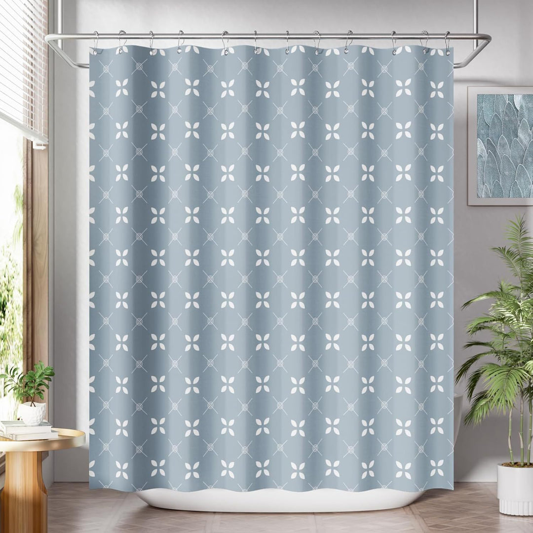 Modern Striped Shower Curtain Stornfield