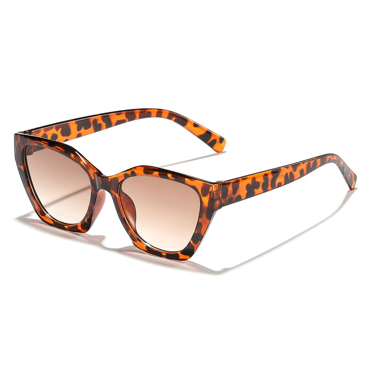 Women's geometric sunglasses with modern, hypoallergenic plastic frame Stornfield