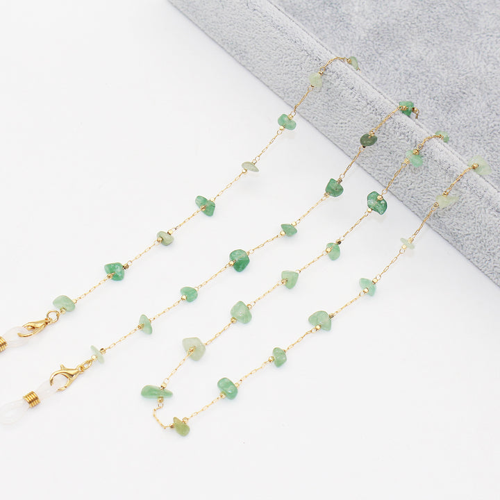 Elegant Crystal-Embellished Eyewear Chain Stornfield