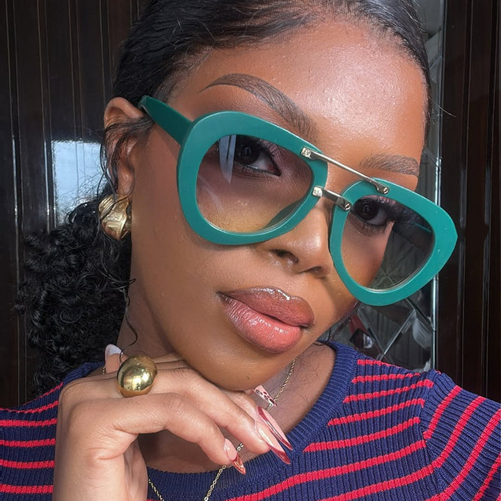 Womens extravagant sunglasses in modern heart design Stornfield
