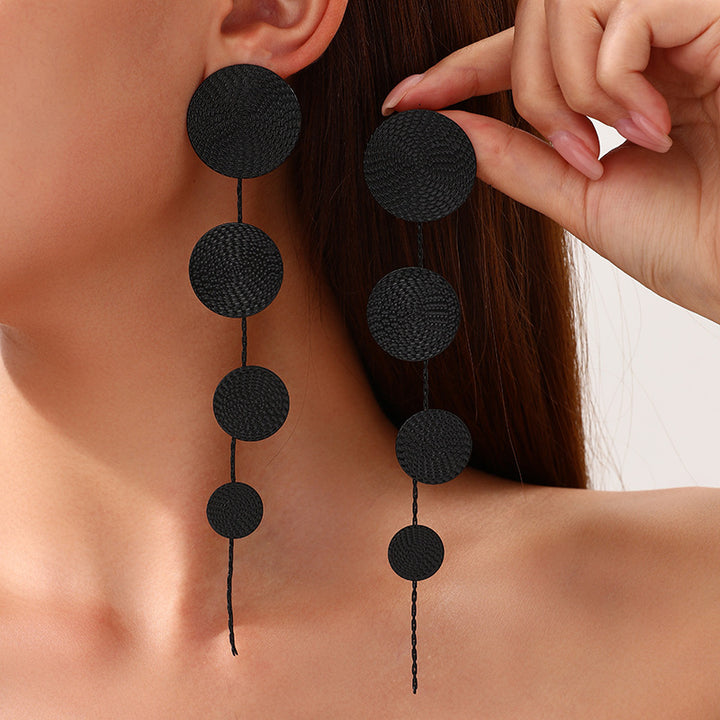 Long dangling earrings Stornfield