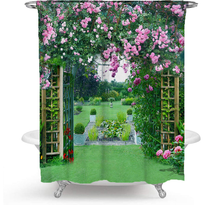 Garden Oasis Shower Curtain Stornfield