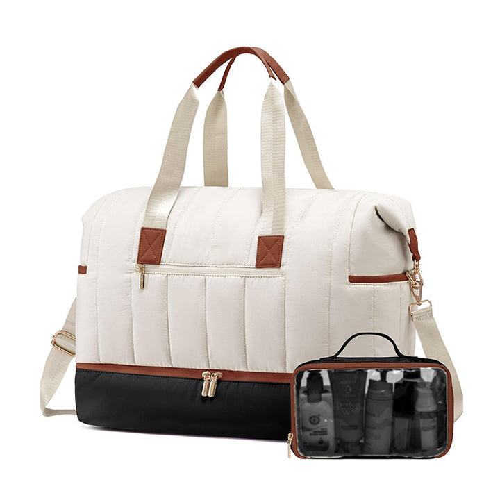 Stylish and Functional Sports Bag with Removable Cosmetic Compartment Stornfield