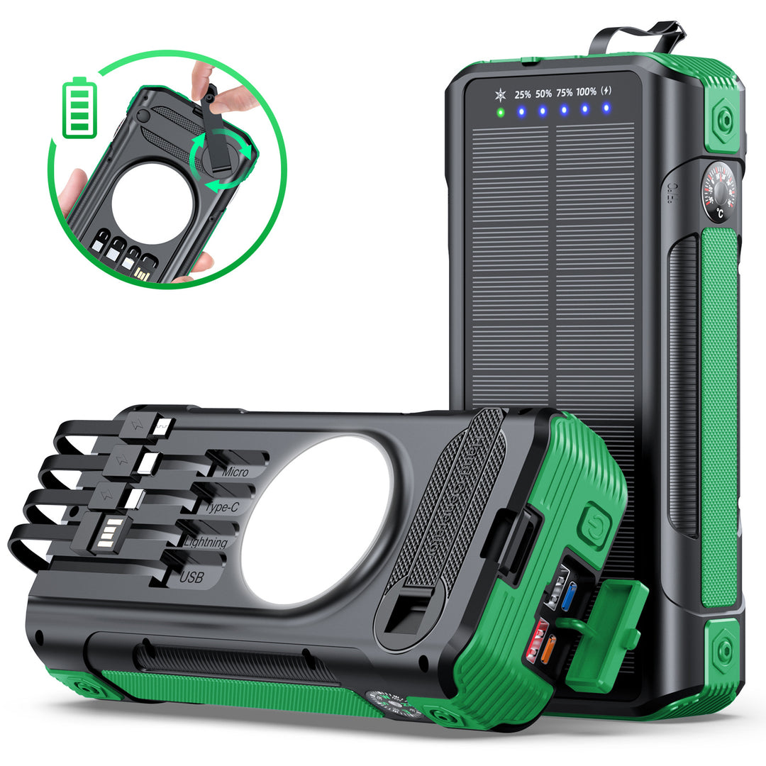 Multifunctional Solar Powerbank with LED Display Stornfield