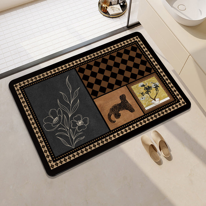Fun Citrus-Themed Bath Mat Stornfield