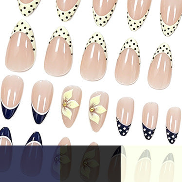 Artistic Floral Acrylic Nail Design Stornfield