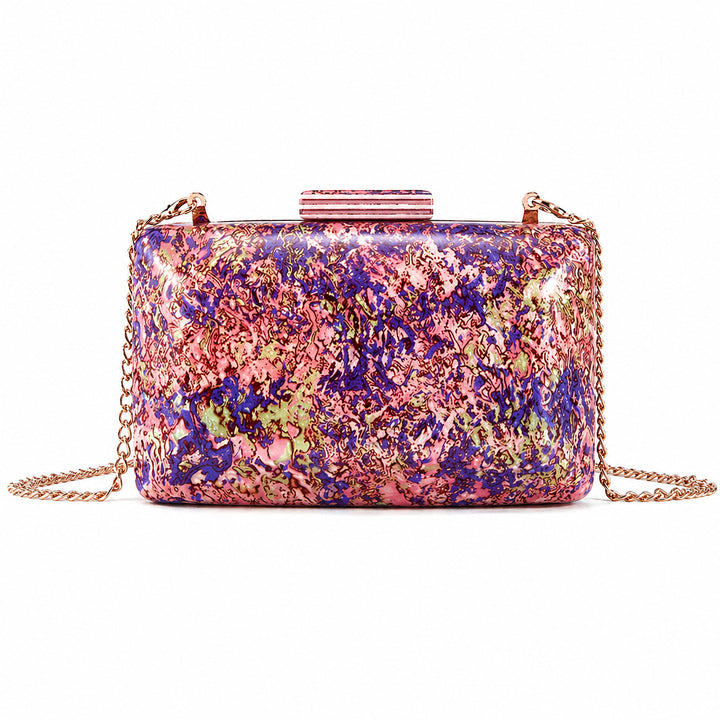 Artistic Rectangular Handheld Clutch