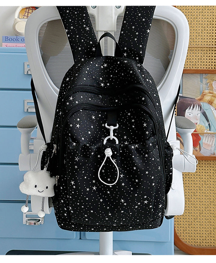 Charming Star Print Backpack Stornfield