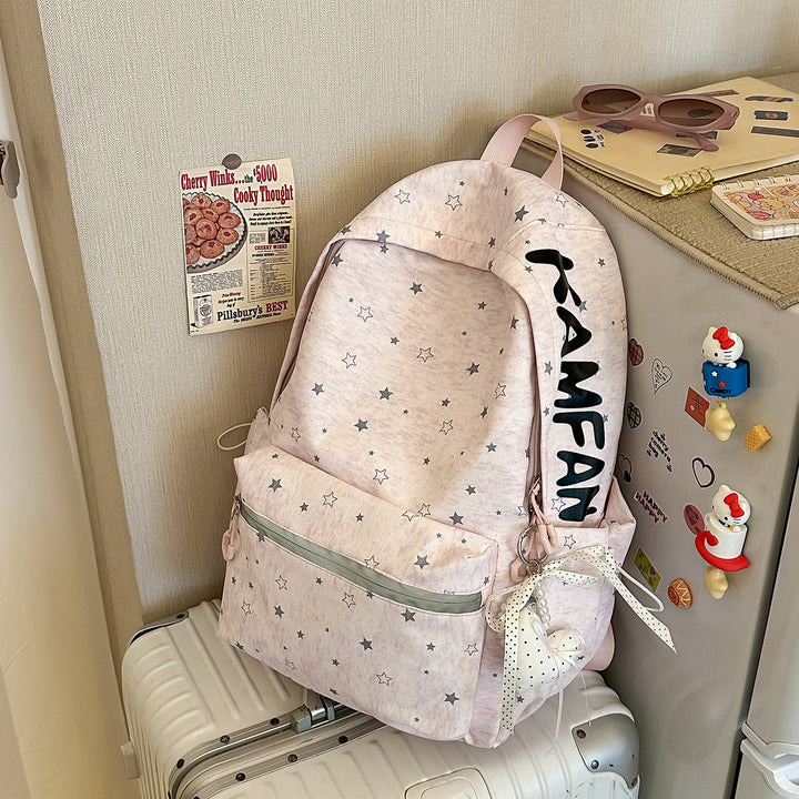 Star-Patterned School Backpack Stornfield