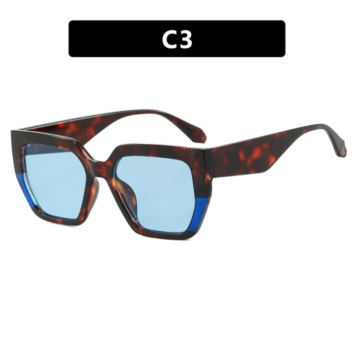 Women's geometric glasses in stylish tortoiseshell pattern Stornfield