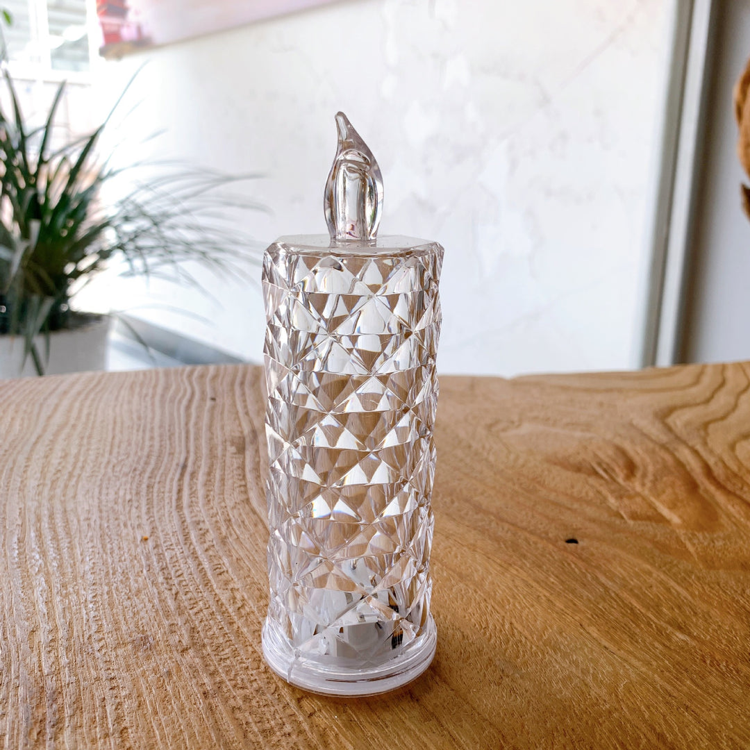 Decorative Crystal LED Flameless Candle Jar Stornfield