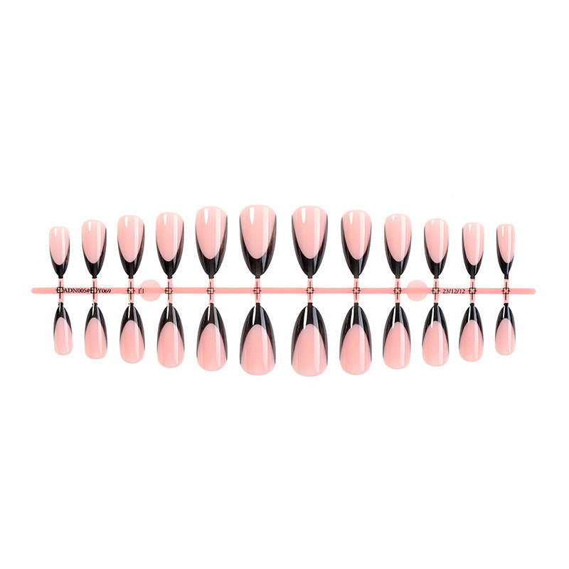 Elegant Almond Press-On Nail Set Stornfield