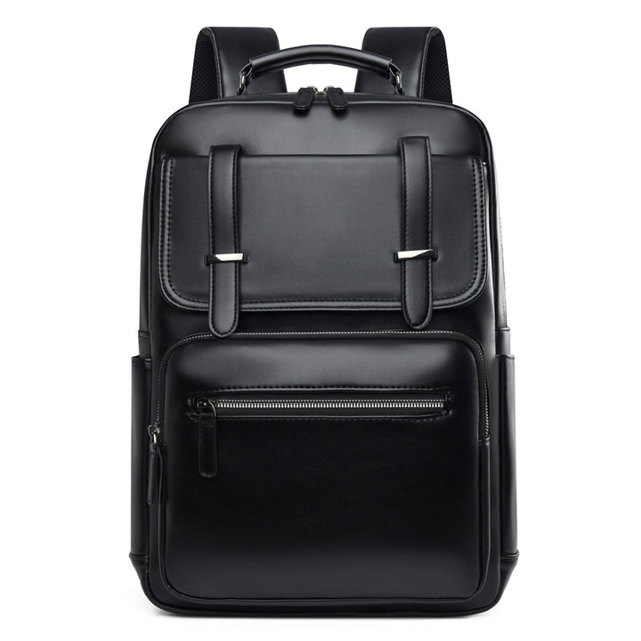 Stylish Multi-Compartment Leather Backpack Stornfield