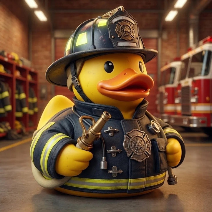 Decorative figure Fire brigade rubber duck Stornfield