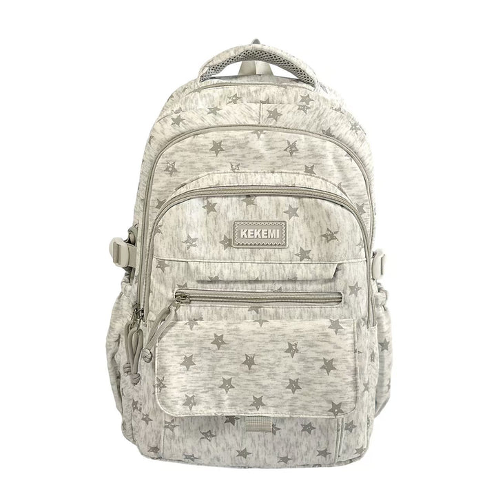 Multi-Pocket Star Pattern Backpack Stornfield