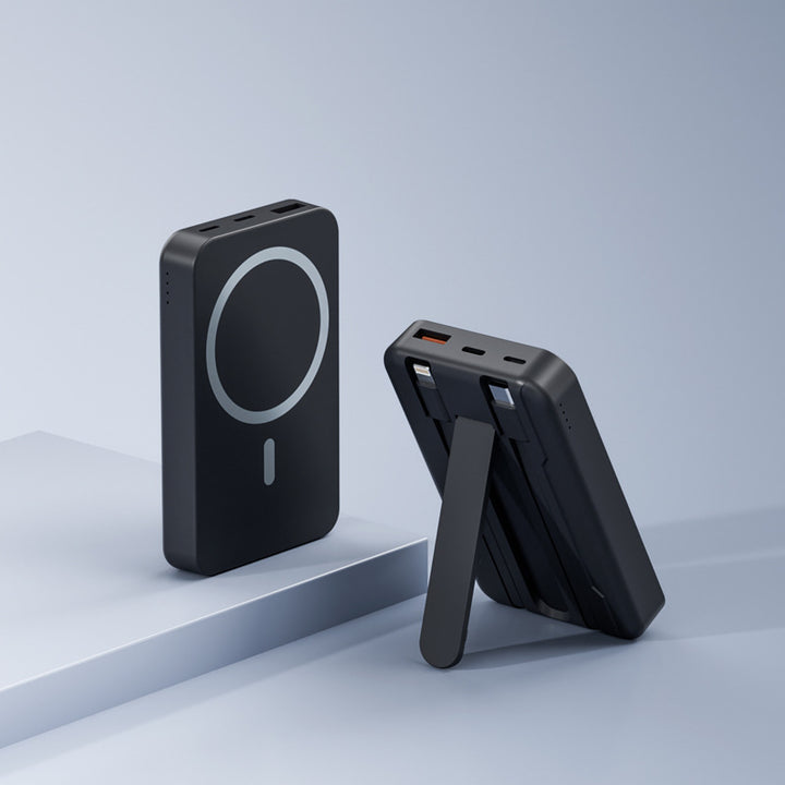 Wireless Powerbank with Integrated Stand and Intelligent Charging Indicator Stornfield