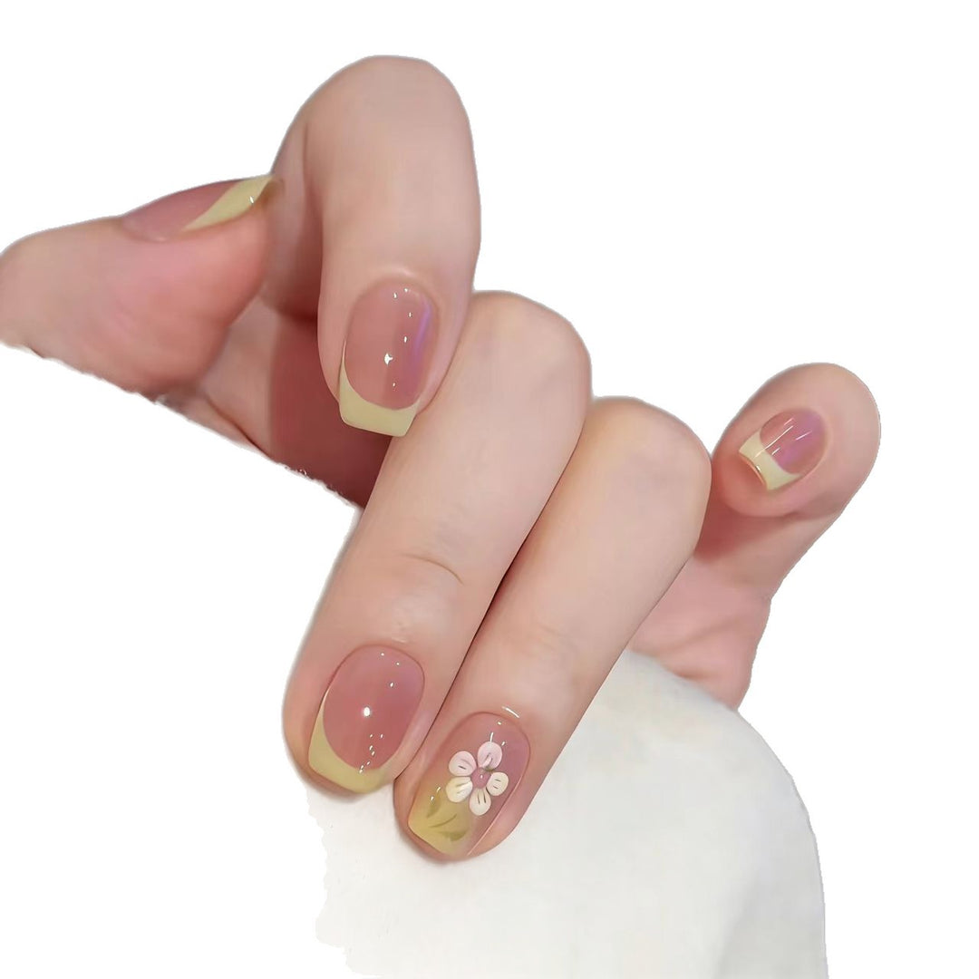 Decorative Floral Nail Art Extensions