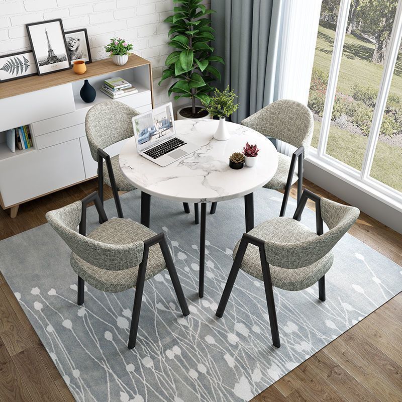 Dining chair with ergonomic upholstery and modern design Stornfield
