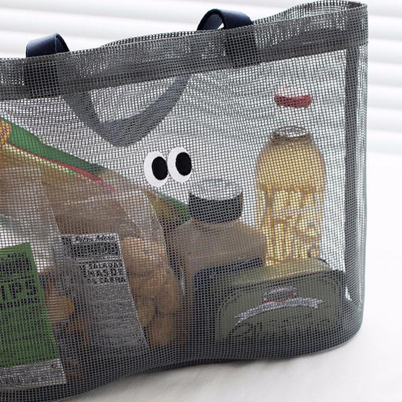 Practical beach bag with mesh structure Stornfield