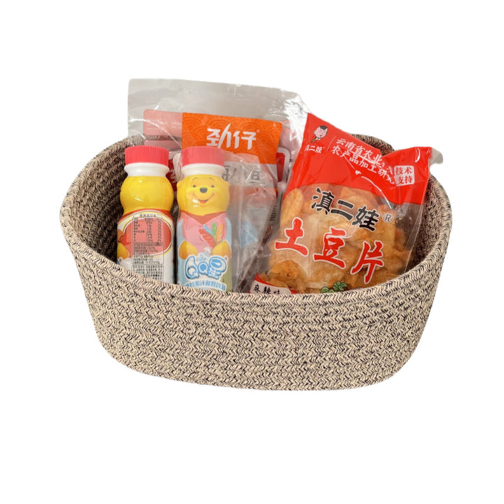 Women's elegant storage basket made of high-quality natural material Stornfield