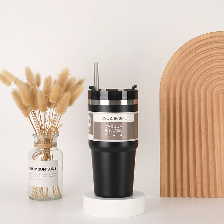 Unisex Insulated Drinking Cup with Integrated Straw Stornfield
