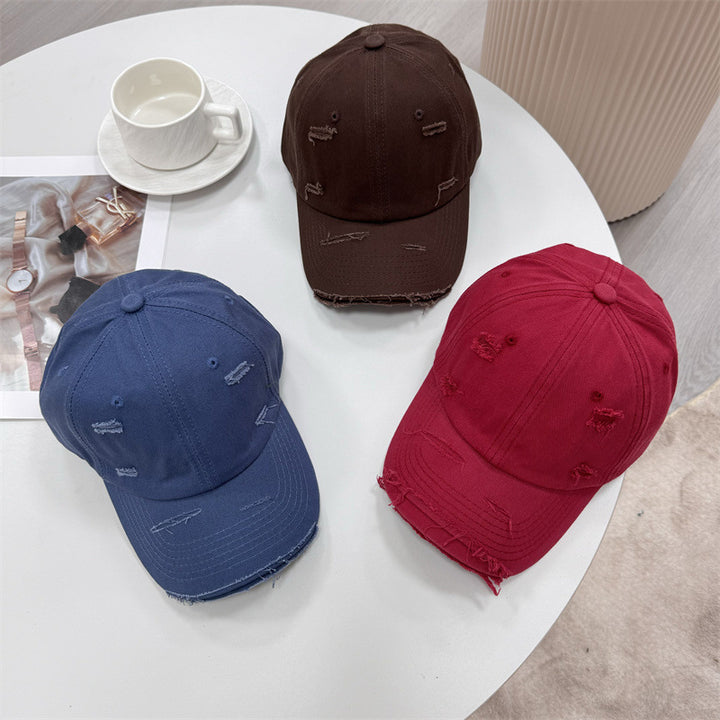 Men's Distressed Vintage-Style Baseball Cap Stornfield