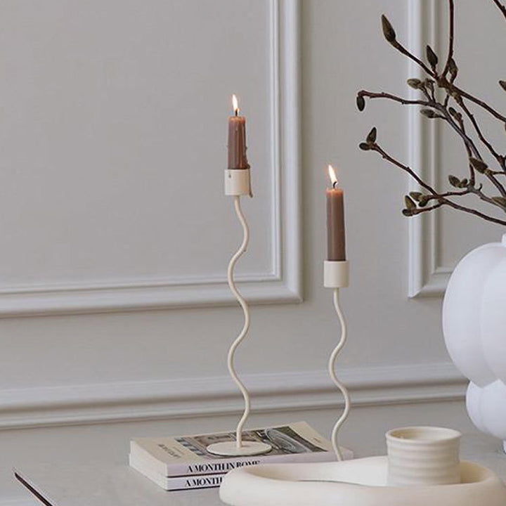 Modern Twisted Candle Holder