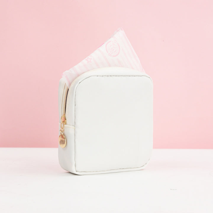 Cosmetic storage bag with fine stripe pattern Stornfield