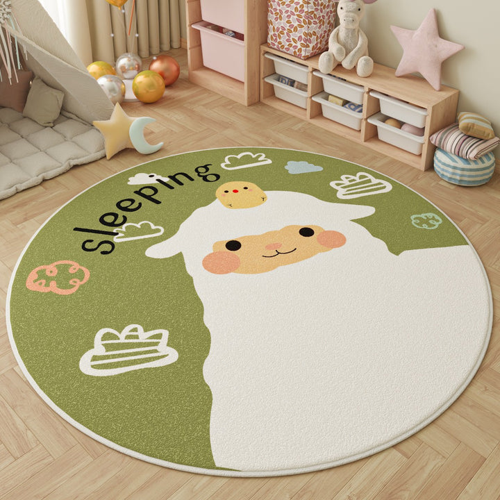 Children's Fun-Themed Round Area Mat Stornfield
