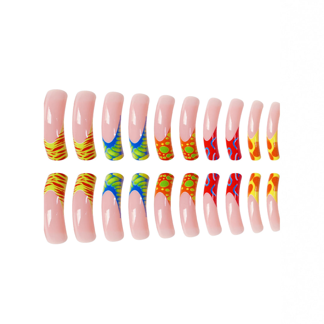 Glamorous 3D Long Stiletto Press-On Nails Stornfield
