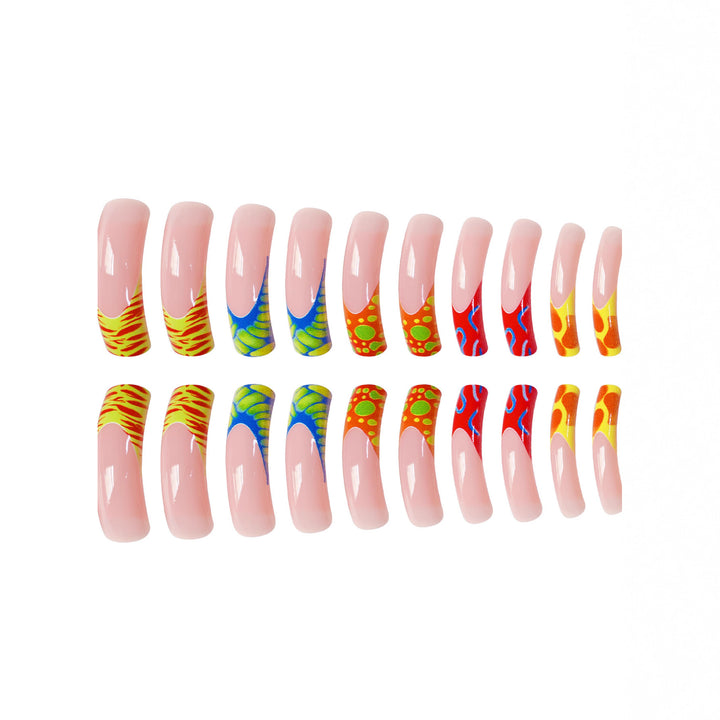 Glamorous 3D Long Stiletto Press-On Nails Stornfield