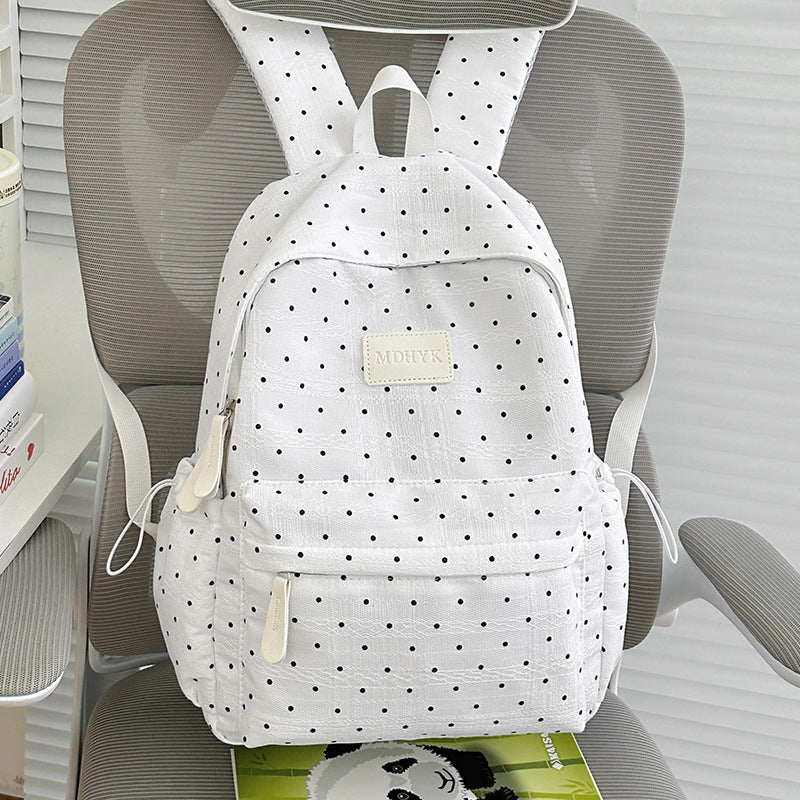 Compact Polka Dot Backpack Stornfield